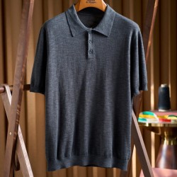 [홍콩명품.loro piana] 로로피아나 2026 남성용 니트반팔 LP997 YB 홍콩명품의류,구매대행,온라인명품