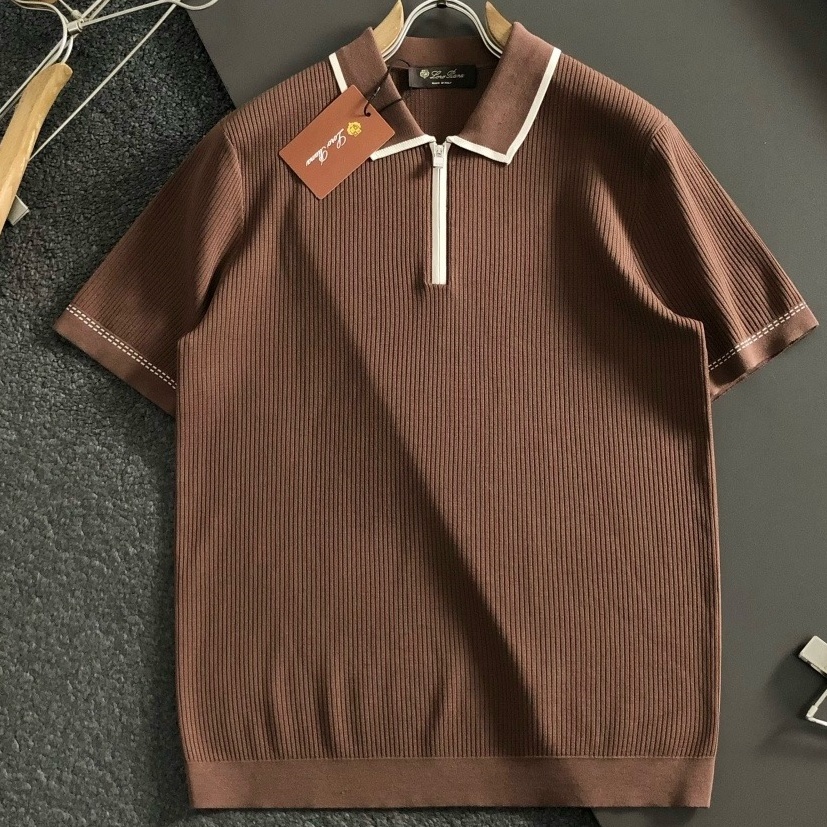 [홍콩명품.loro piana] 로로피아나 2026 남성용 니트반팔 LP10022 YB 홍콩명품의류,구매대행,온라인명품