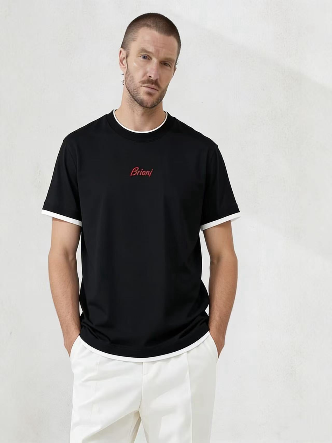 [ 홍콩명품.BRIONI ] 브리오니 2026 남성용 반팔 GT447 YB 홍콩명품의류,구매대행,온라인명품