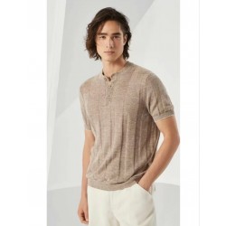 [홍콩명품.BRUNELLO CUCINELLI]브루넬로 쿠치넬리 2026 남성용 린넨혼방 반팔 BL1484 HD 홍콩명품의류,구매대행,온라인명품