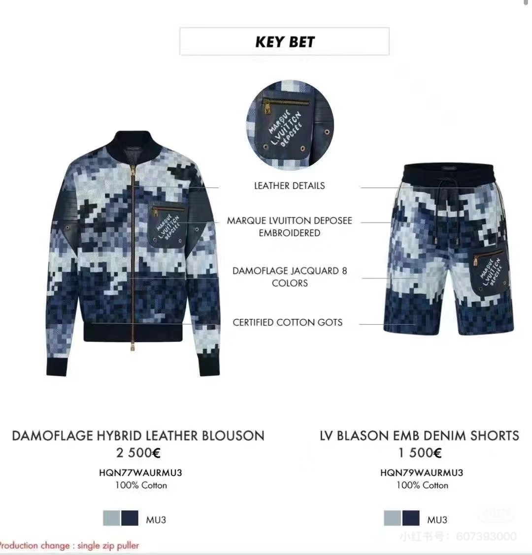 [홍콩명품.LOUIS VUITTON] 루이비통 2026 남성용 자켓세트 LV2715 PD 홍콩명품의류,구매대행,온라인명품