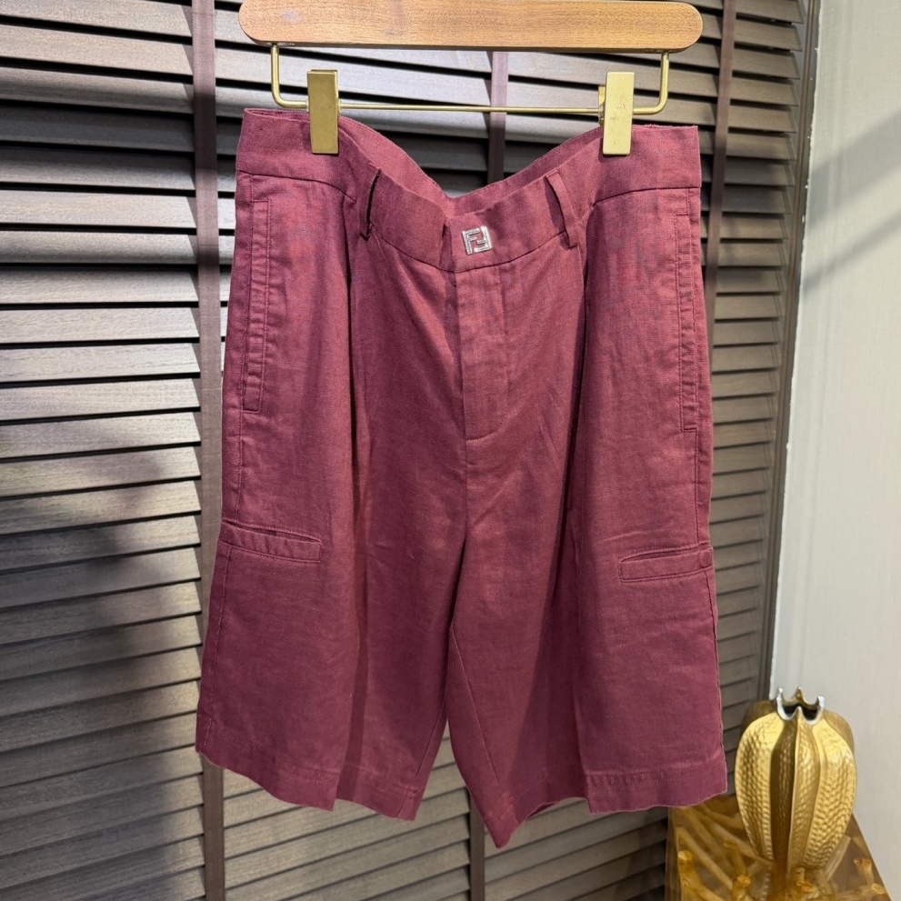 [홍콩명품,FENDI] 펜디 2026 남성용 린넨반바지 FD737 HD 홍콩명품의류,구매대행,온라인명품