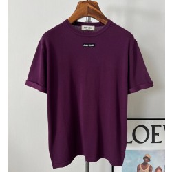 [홍콩명품,MIU MIU] 미우미우 26SS 로고 니트반팔 MM087 HD 홍콩명품의류,구매대행,온라인명품