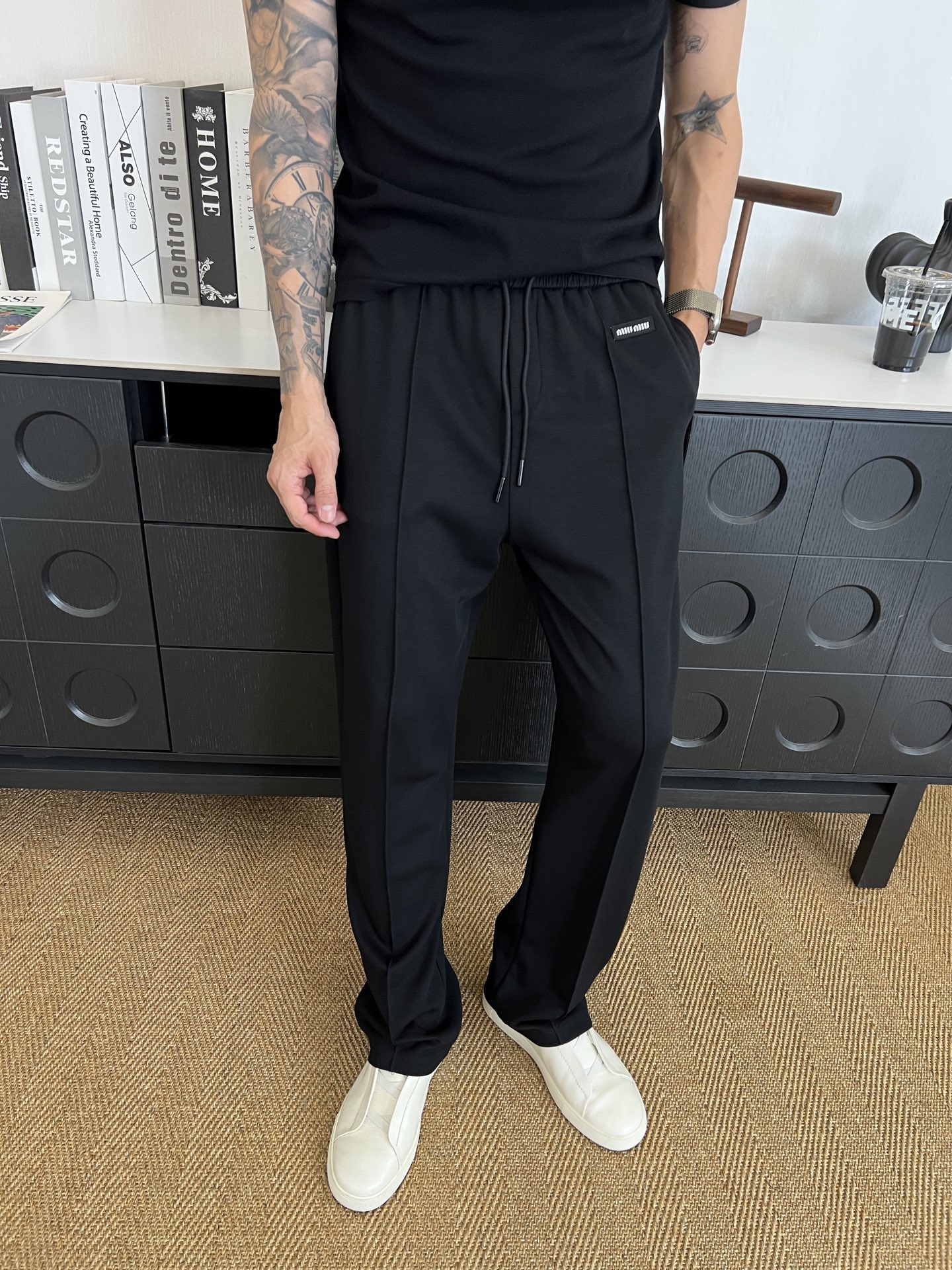 [홍콩명품,MIU MIU] 미우미우 26SS 로고 추리닝바지 MM090 HD 홍콩명품의류,구매대행,온라인명품