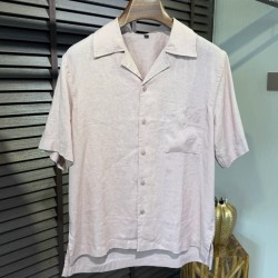 [홍콩명품.loro piana]로로피아나 2026 남성용 린넨반팔셔츠 LP1123 HD 홍콩명품의류,구매대행,온라인명품