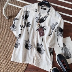 [홍콩명품.loro piana] 로로피아나 2026 남성용 반팔셔츠 LP1157 HD  홍콩명품의류,구매대행,온라인명품