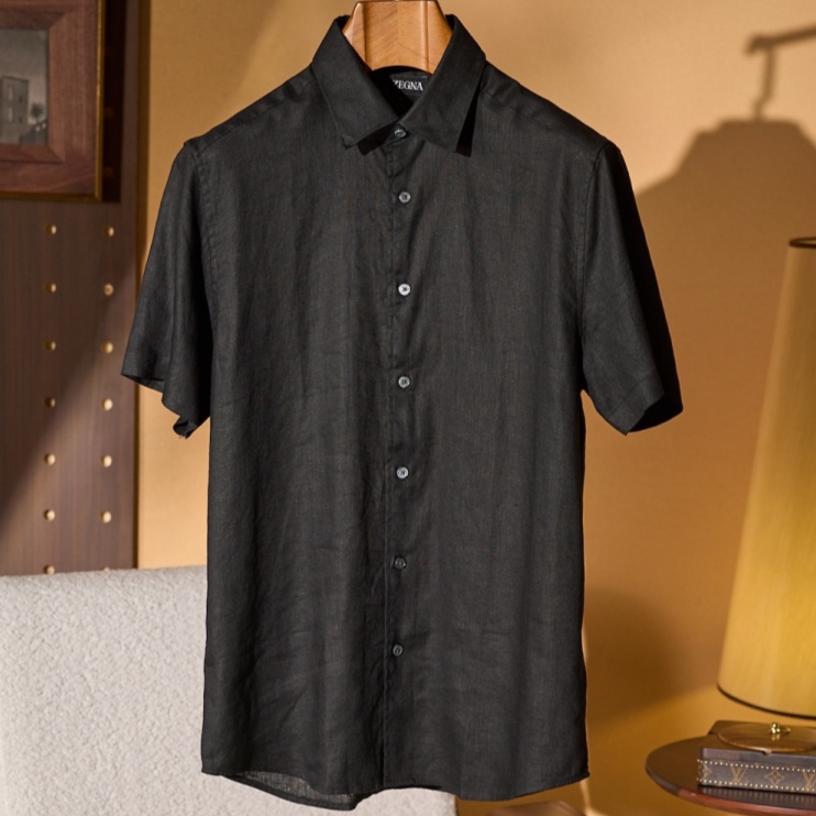 [홍콩명품.ZEGNA] 제냐 2026 남성용 린넨반팔셔츠 ZN1016 YB 홍콩명품의류,구매대행,온라인명품