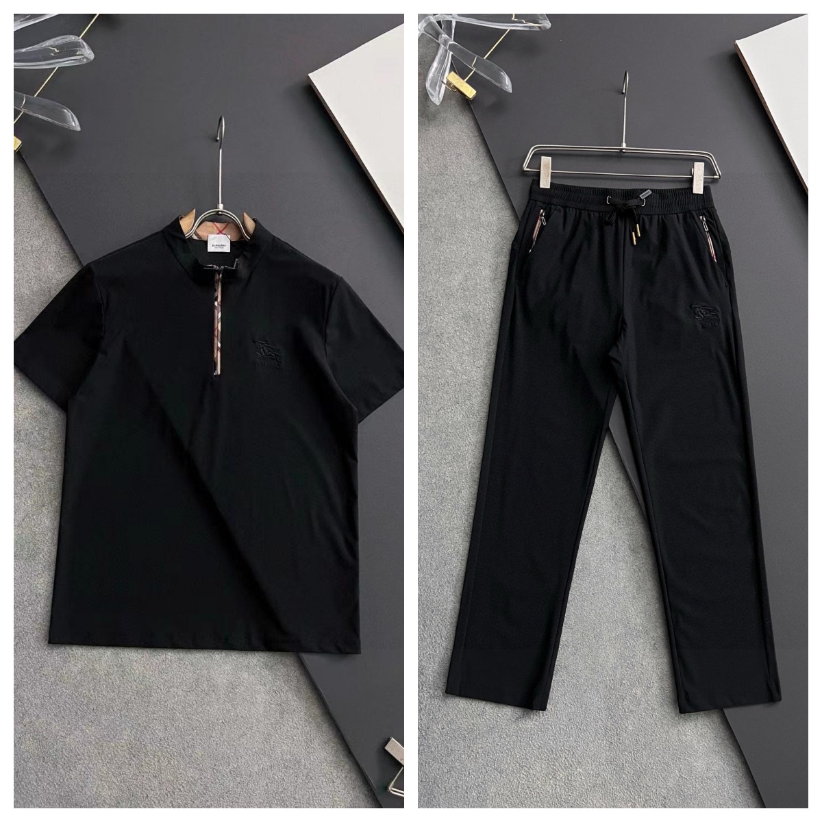 [홍콩명품.BURBERRY] 버버리 2026 남성용 반팔세트 BU1645 YB 홍콩명품의류,구매대행,온라인명품