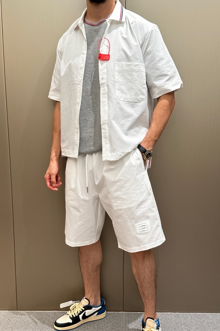 [홍콩명품.THOM BROWNE ] 톰 브라운 2026 남성용 반팔셔츠세트 TB1463 YB 홍콩명품의류,구매대행,온라인명품