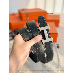 [홍콩명품.HERMES] 에르메스 2026 남성용 가죽벨트 3.2 CM HM030