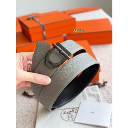 [홍콩명품.HERMES] 에르메스 2026 남성용 가죽벨트 3.8 CM HM047